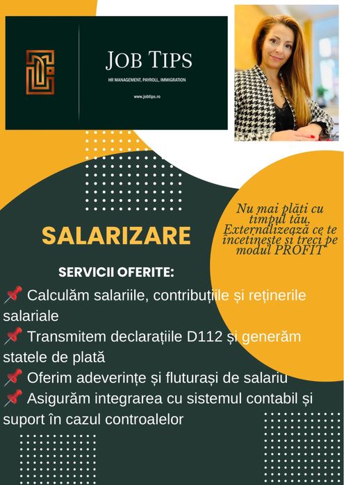 Servicii HR, consultanta imigrari, infiintari firme/ modificari acte