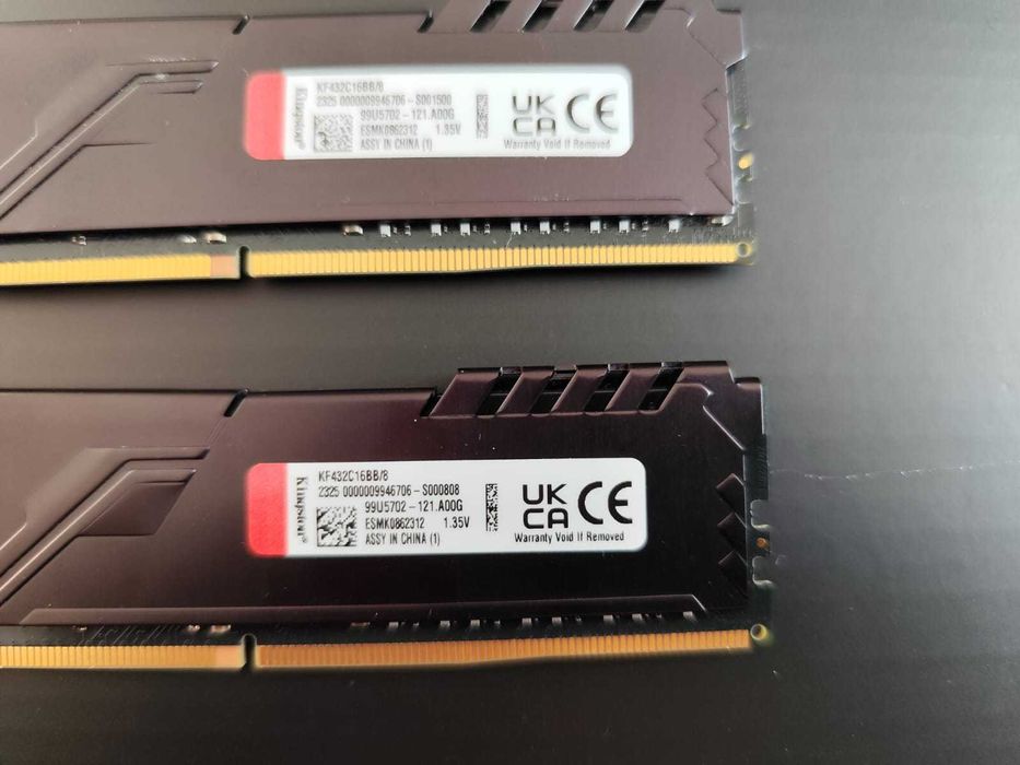RAM KINGSTON Fury Beast, 2X8GB DDR4, 3200MHz, CL16, KF432C16BB/8