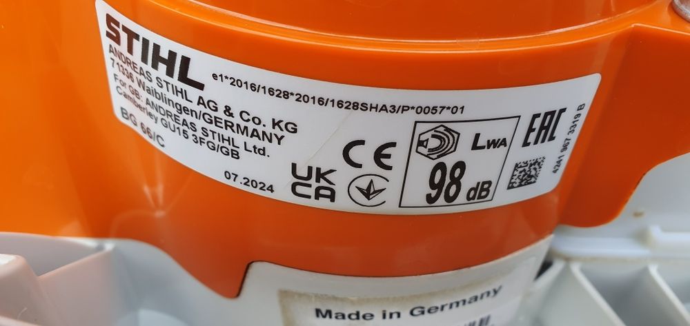 Suflanta stihl BG 66. Model nou.