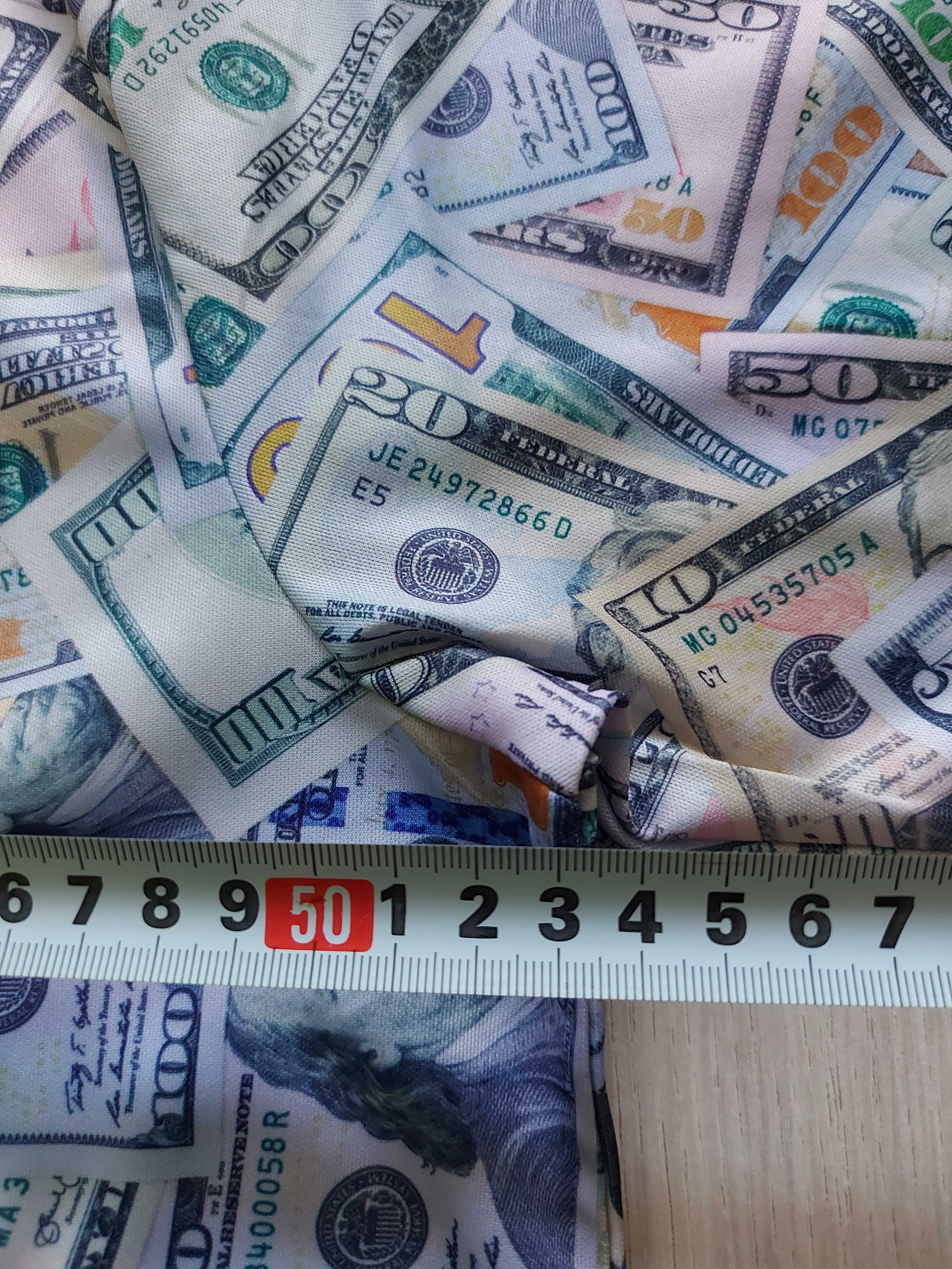 Мъжка ЯКА Тениска ПРИНТ ДОЛАРИ, чисто нова, размер М