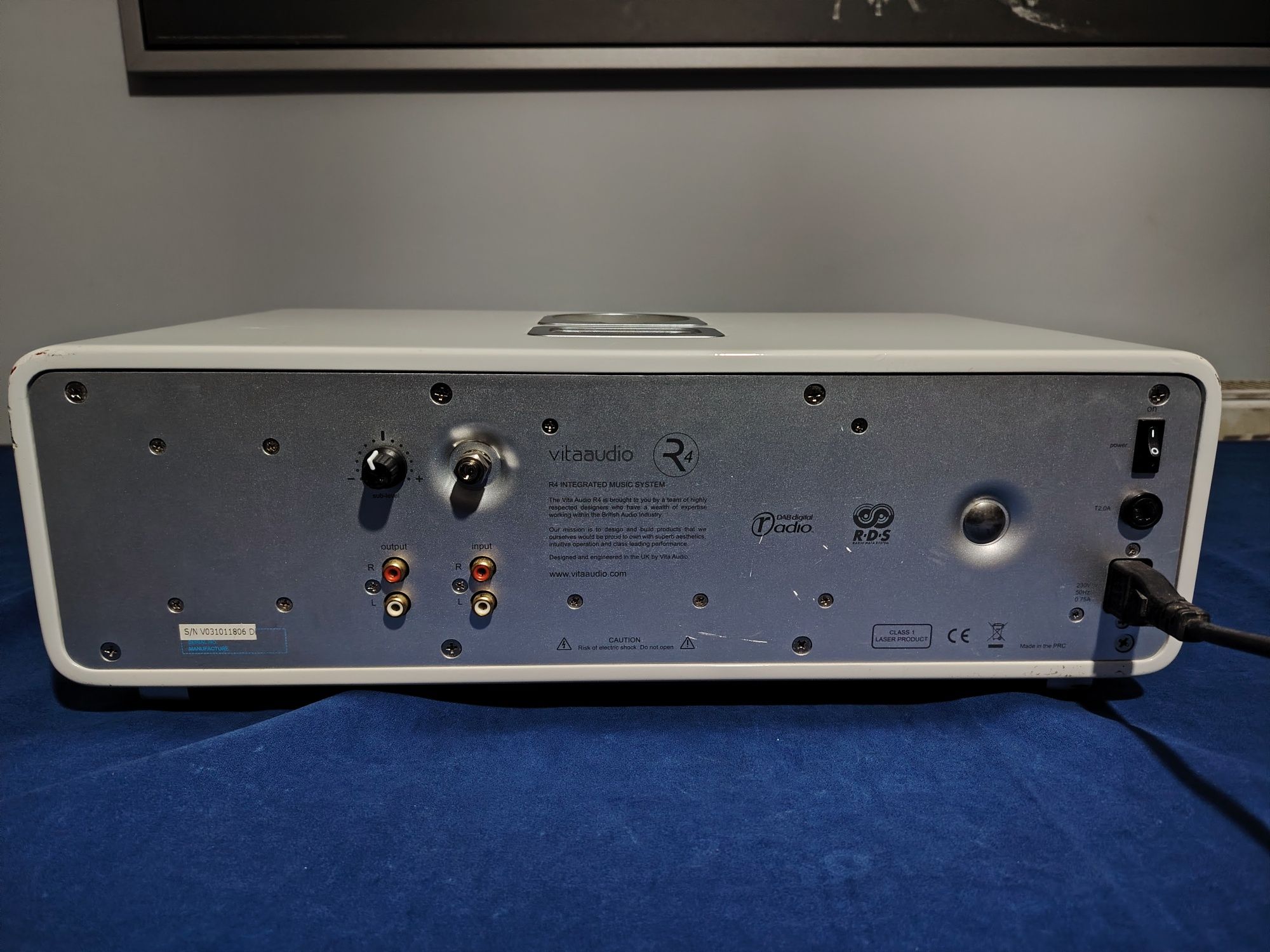 VitaAudio R4 Integrate Music System, sistem audio.