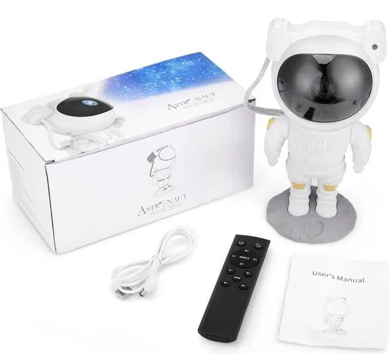 Lampa led ASTRONAUT cu proiector galaxy