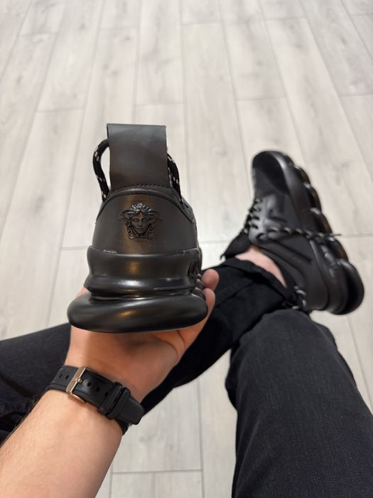 Adidasi Barbati Chain Reaction Full Negru!