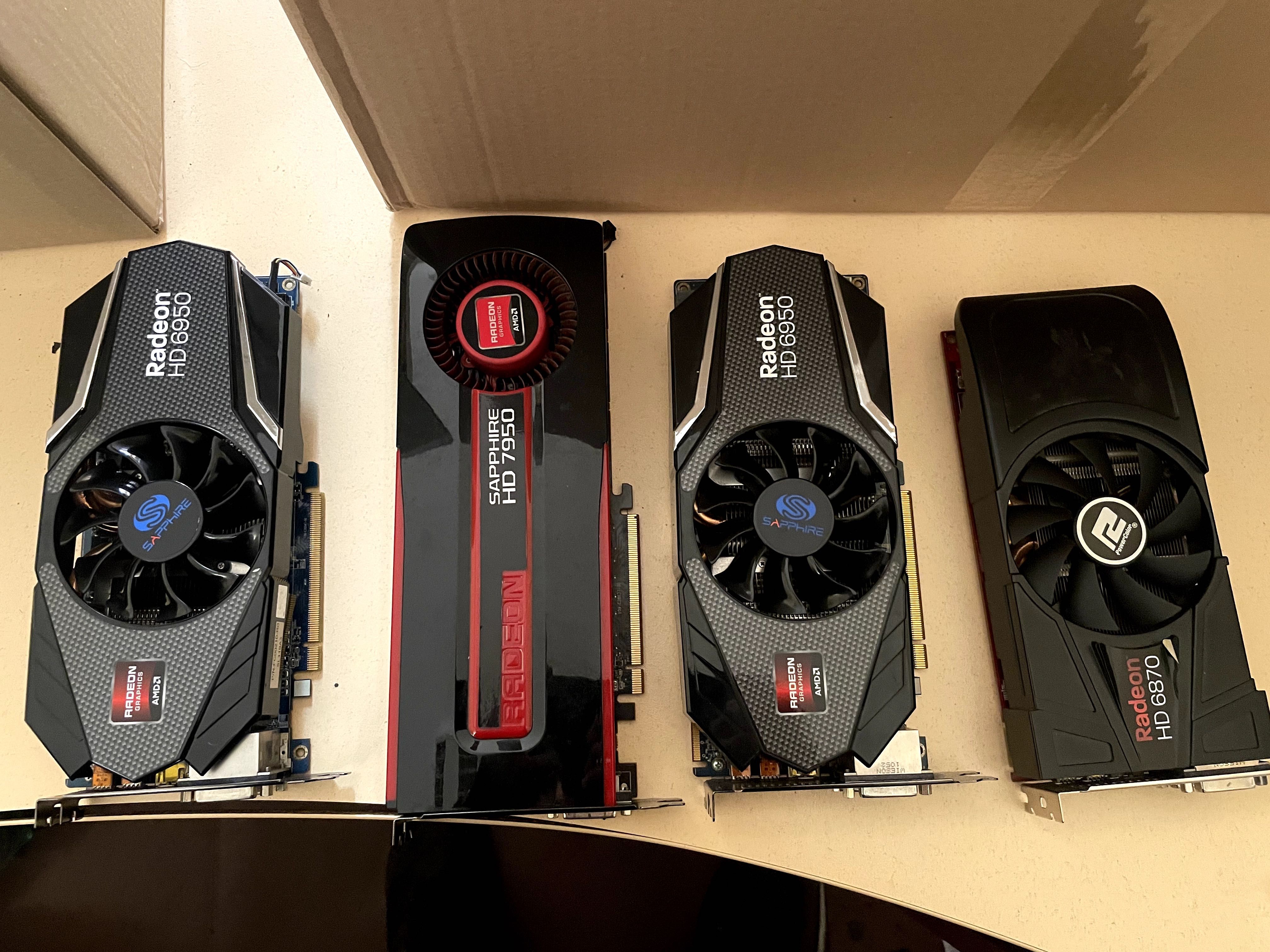 Неработещи видеокарти AMD Radeon
