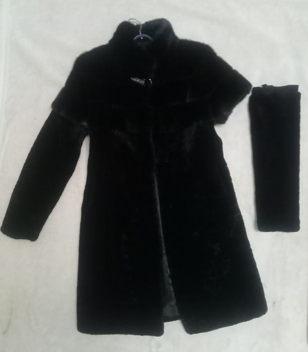 Шуба норка-мутон