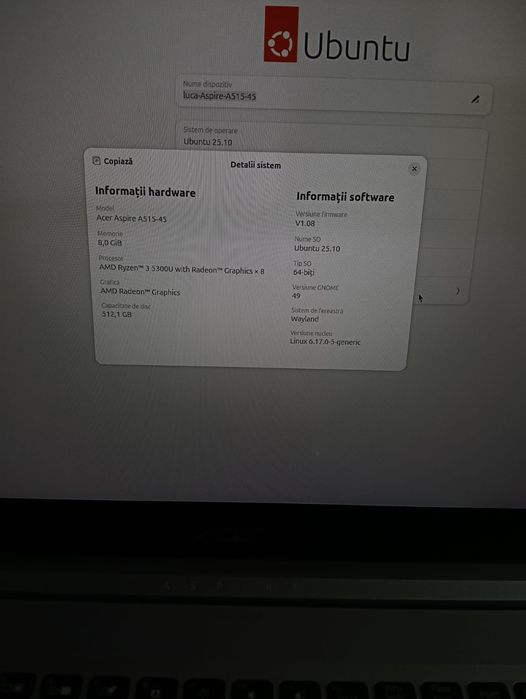 Vând urgent laptop