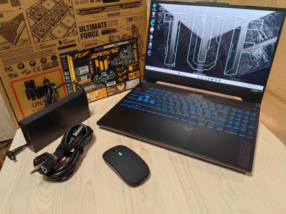 Asus TUF Ryzen5 -7Gen, RTX4050, 16GB, 512SSD, 300nit, 100% SRGB
