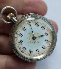 ceas vintage de argint
