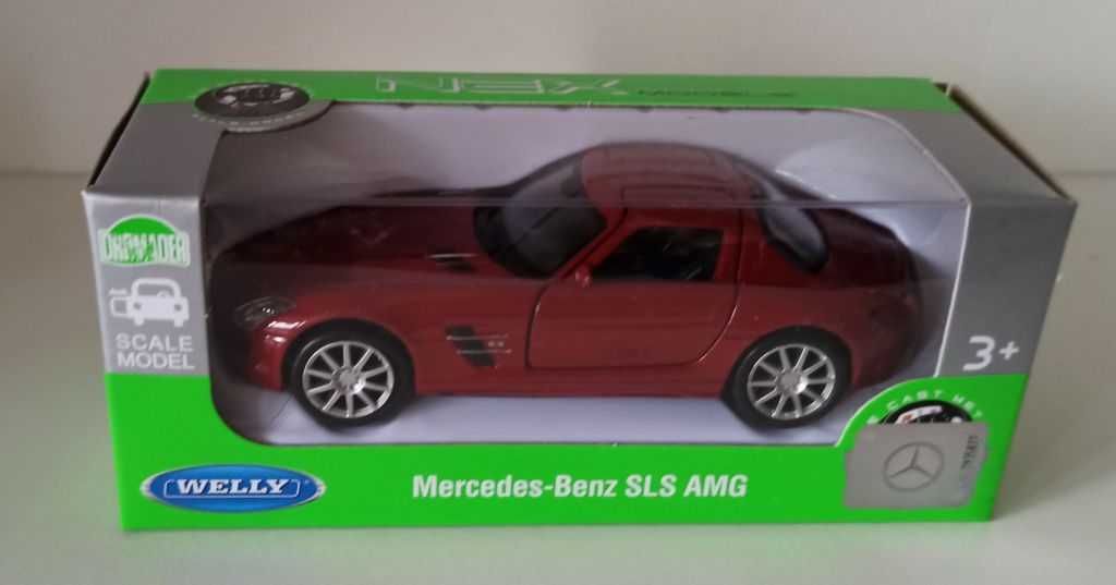 Macheta Mercedes Benz SLS AMG C197 2011 - Welly 1/36