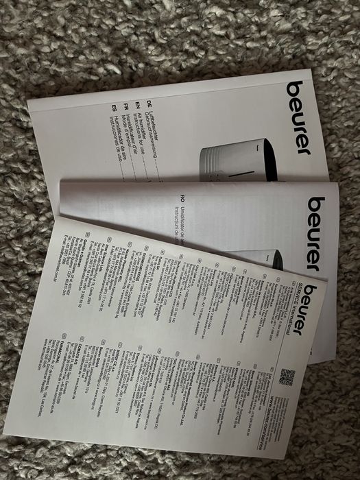 Umidificator BEURER LB55, 6l, 365W, Oprire automata, alb