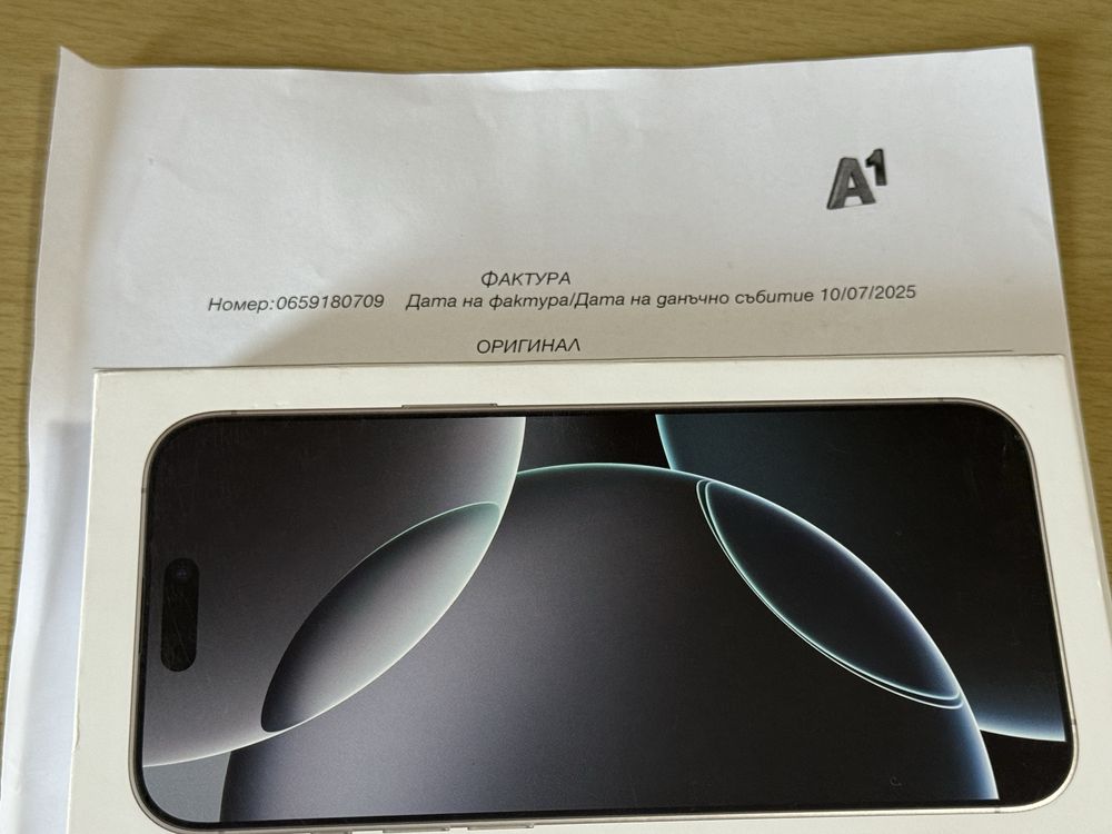 ЗАПЕЧАТАН 512GB iPhone 16 Pro Max A1 Гаранция до 2027 г. White
