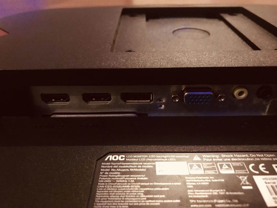 Manitor AOC gaming 165hz