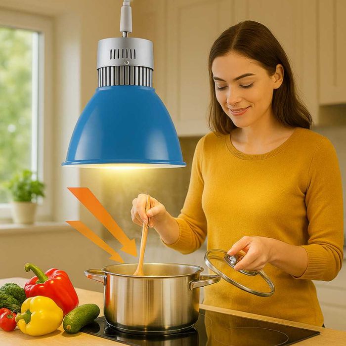 LED висяща лампа DL219B – 30W топла светлина за плотове