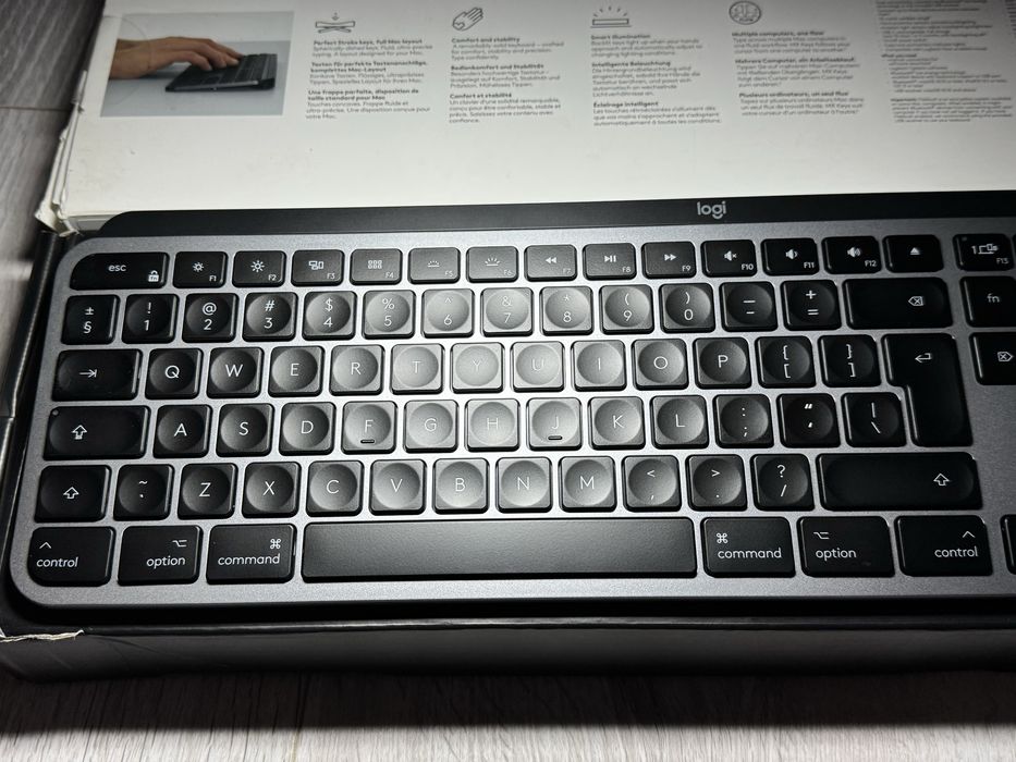 Tastatura wireless Logitech MX keys Mac Bluetooth noua garantie Flanco