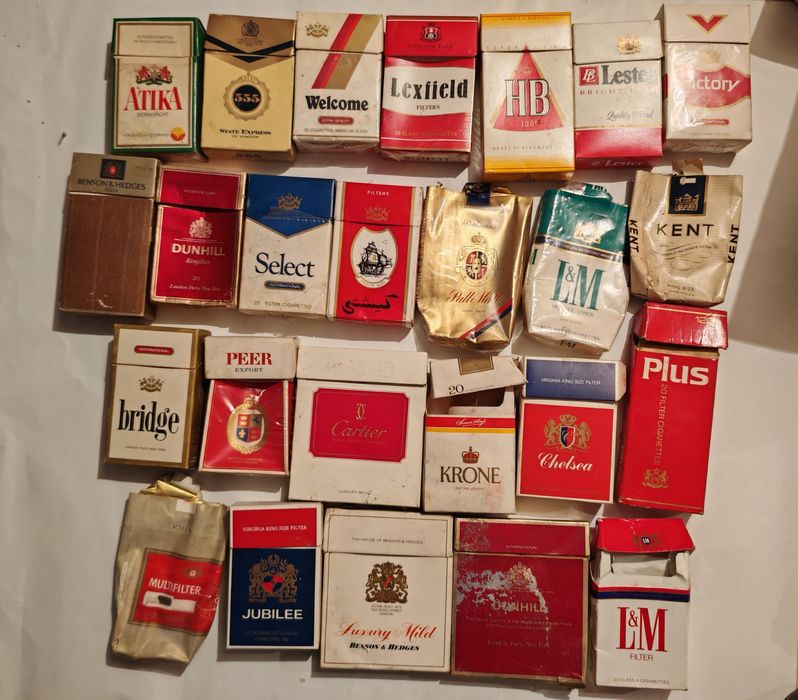 Стари цигарени кутии