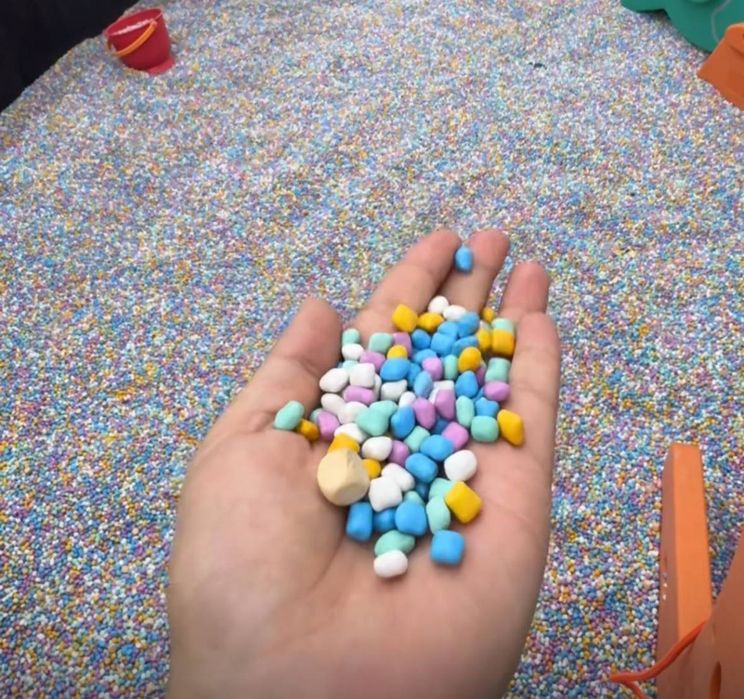 Нано песок, кинетический песок, кварцевый песок, цветные камушки