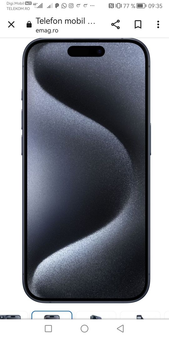 Iphone 15 pro max piese - display - carcasa-camere-baterie originale