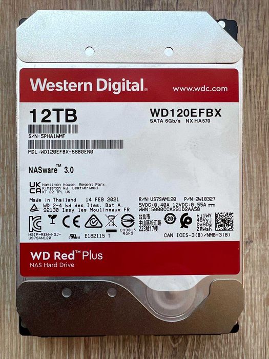 HDD Western Digital 12TB