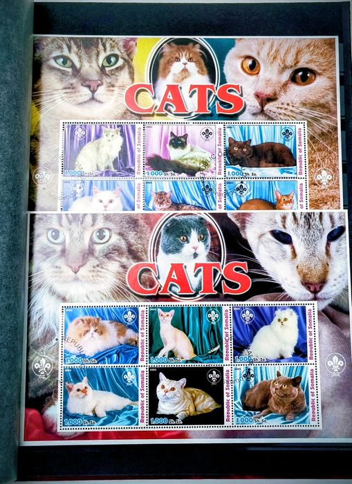 Clasor nou cu timbre deosebite animale