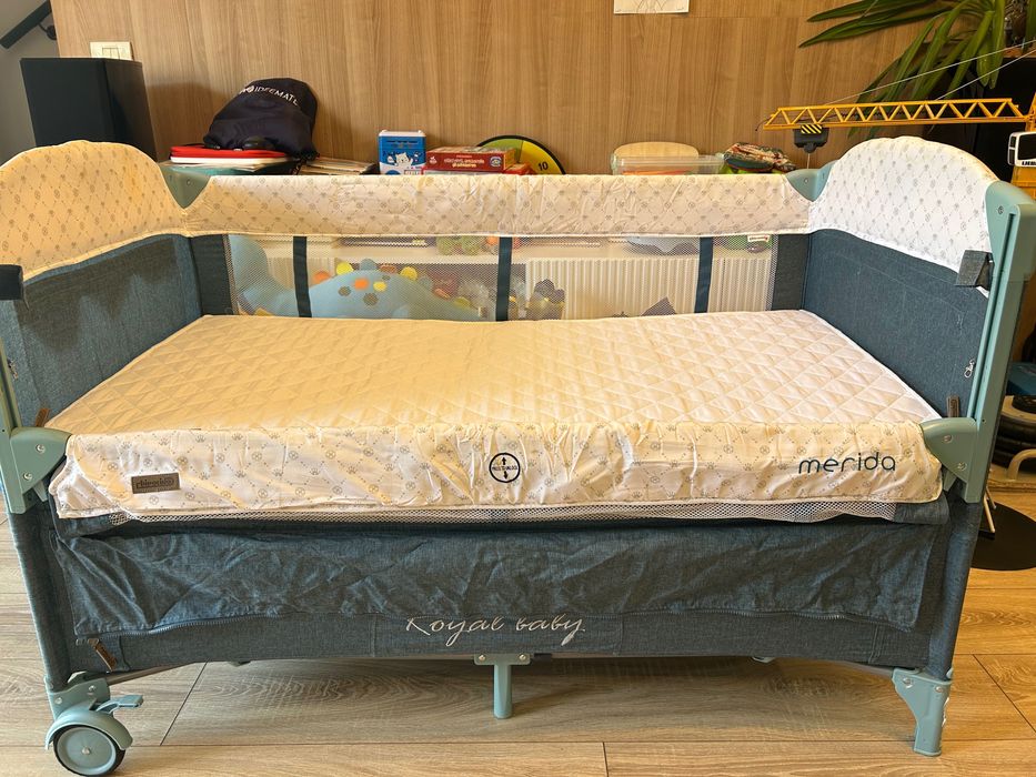 Patut pliabil cu laterala culisanta