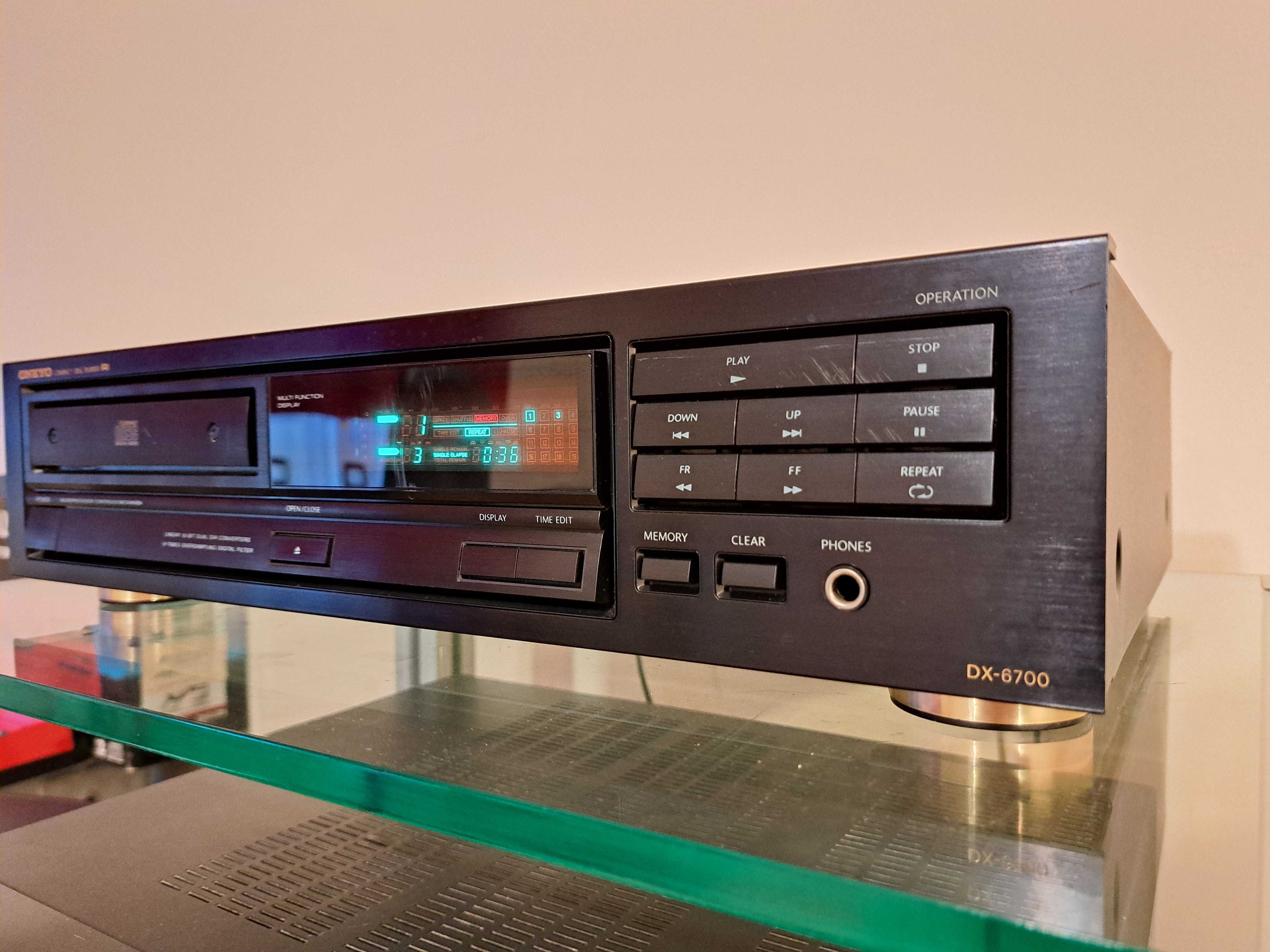 cd player Onkyo DX-6700, 1990, Japan