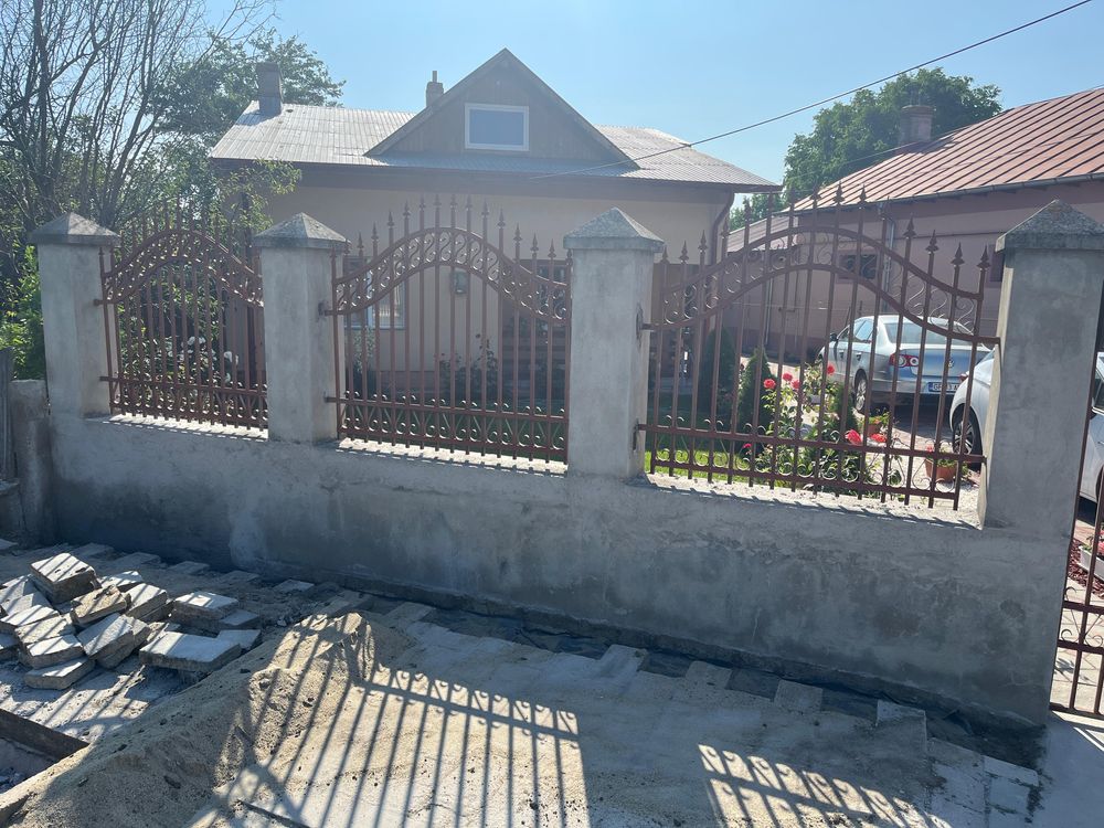 Gard din teava rectangulară