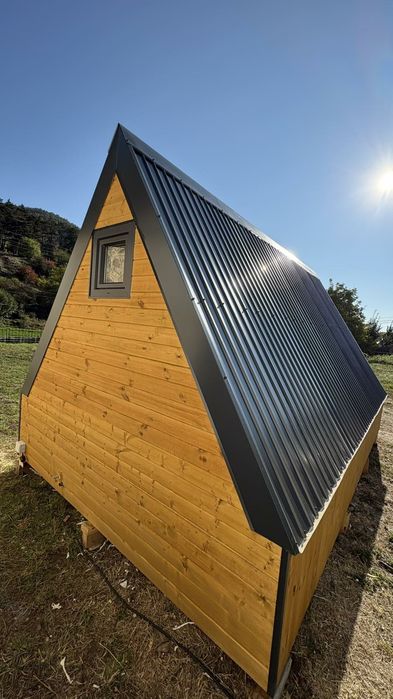 Сглобяеми дървени алпийски шалета