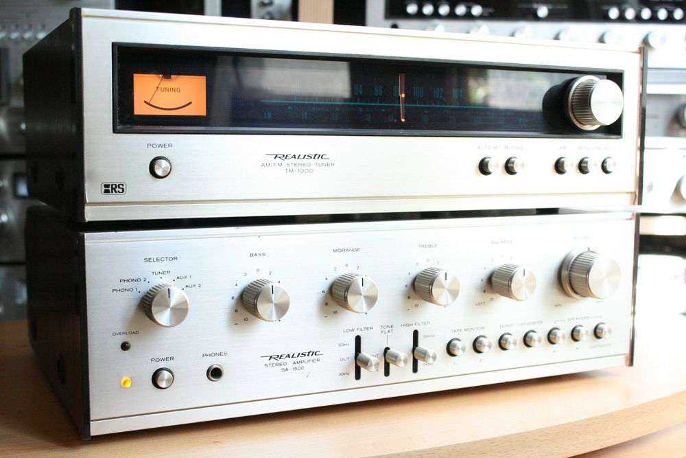 Realistic SA-1500, TM-1000 Amplificator si tuner RadioShack