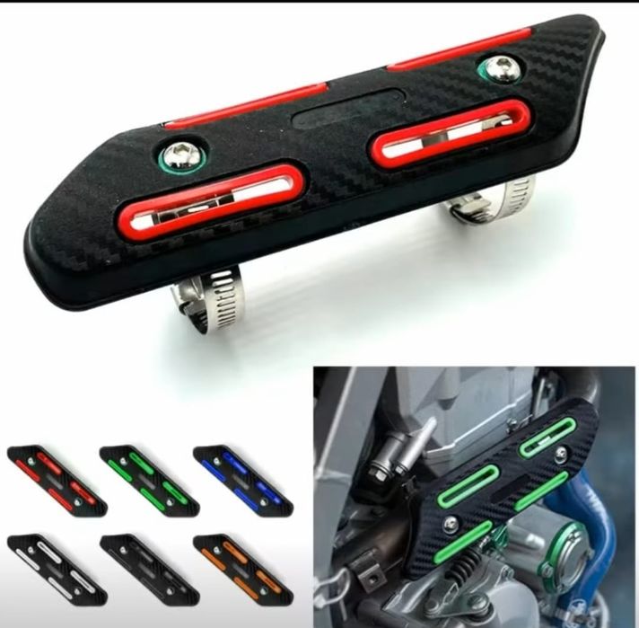 Тепловой экран на глушитель