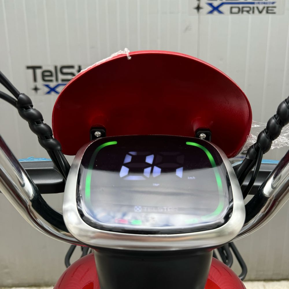 Eлектрически скутер TELSTAR EMAL 1200W с двойна седалка и педали 2025