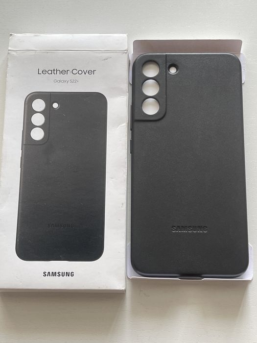 Husa Originala Samsung Galaxy S22+ Leather Cover