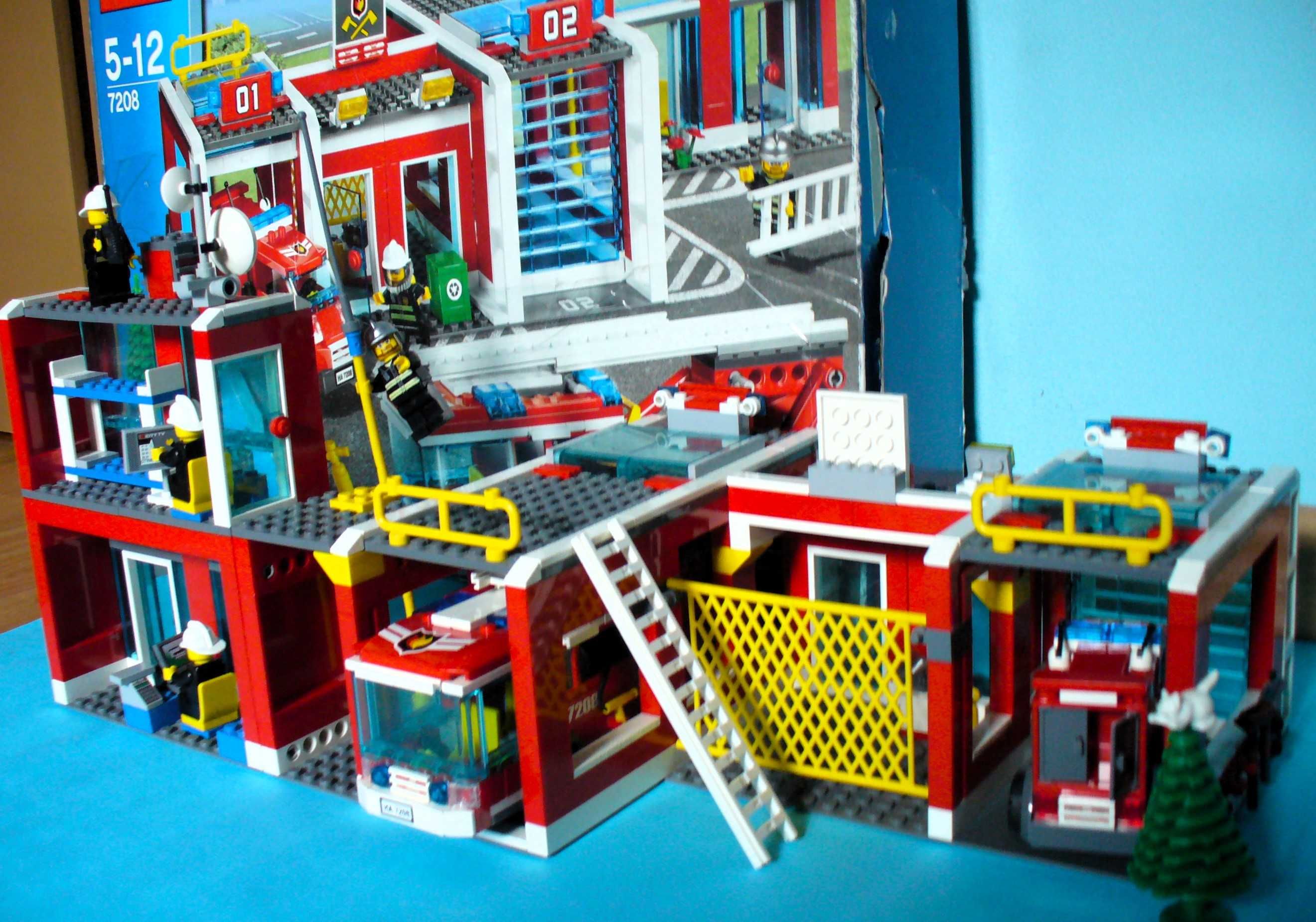 LEGO City 7208 Пожарна команда+автопарк модели 60001, 60003,7942, 4427