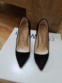 Pantofi stiletto negri, marimea 35