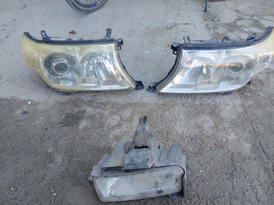 Фары передние в оригинале на дорогих линзах и туманка левая сторона 1