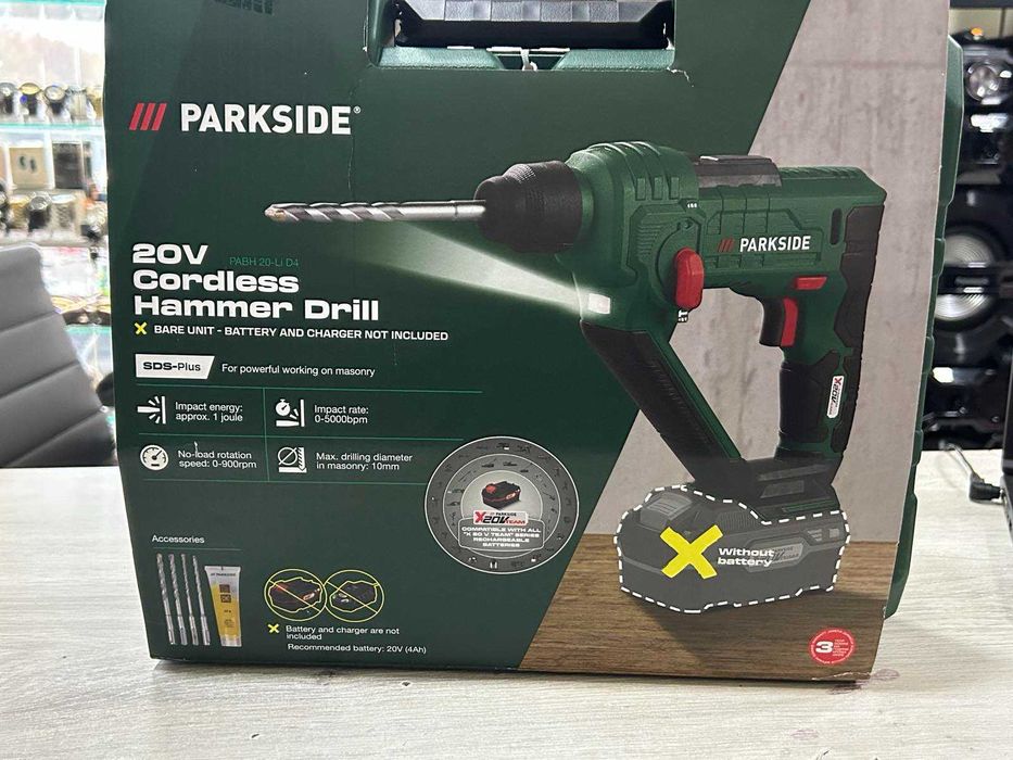 Перфоратор PABH 20-Li D4,20 V без батерия и зарядно / НОВ