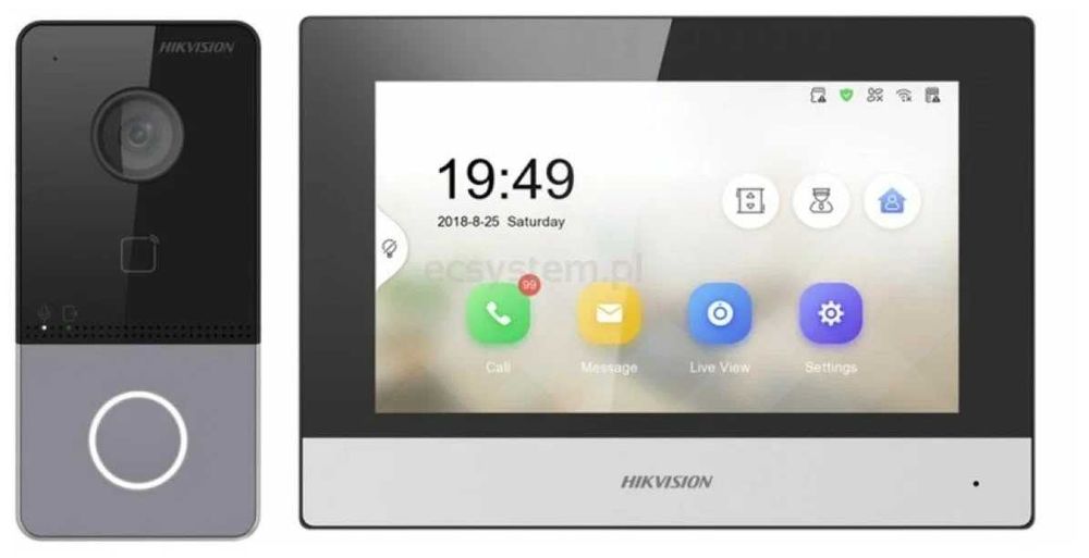 Видеодомофон — управление через дисплей и телефон