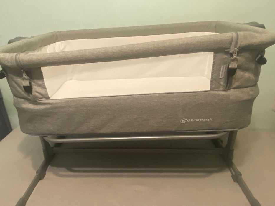 Co-sleeper 2 in 1, gri, Neste Up, Kinderkraft