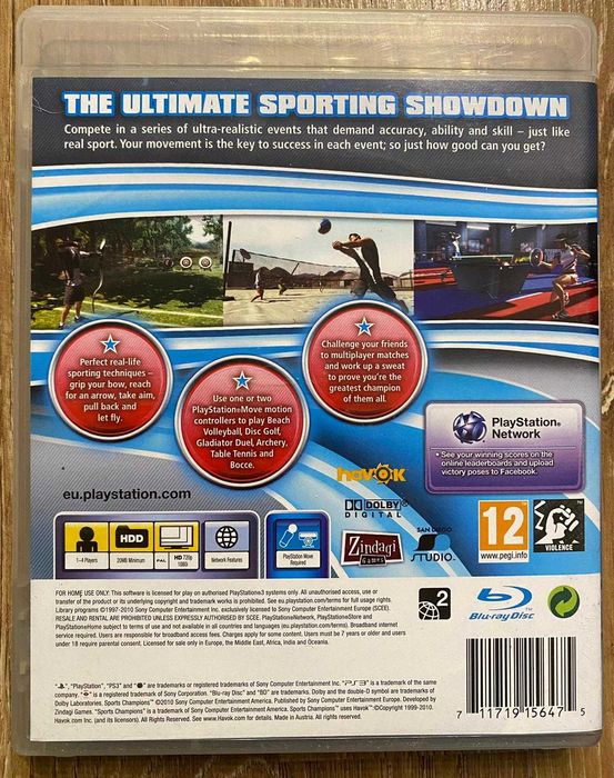 Sports Champions за PlayStation 3 (PS3)