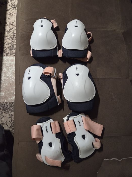 Ролери, наколенки, лакътници и чанта