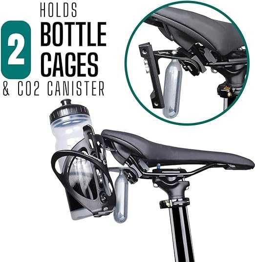 Suport dublu pentru bidon VeloChampion pentru bicicletă