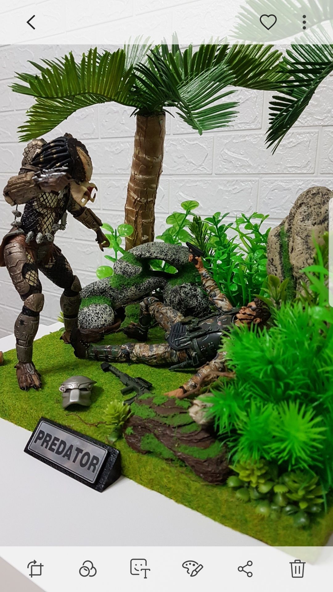 Diorama jungla pentru figurine