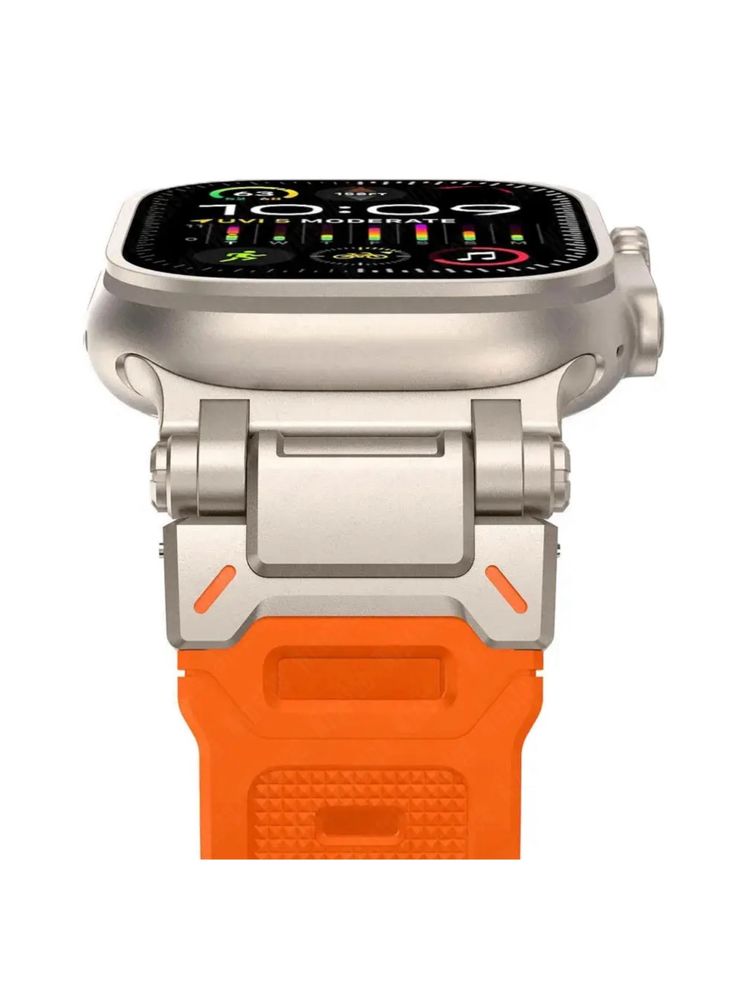 Curea Husa Double Titan + TPU Compatibila Ceas Apple Watch