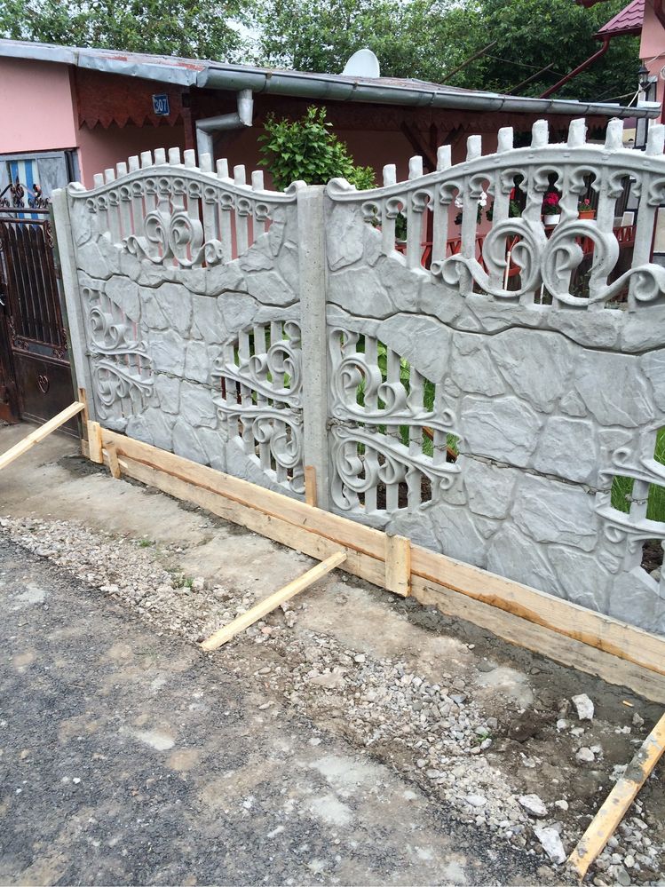 Gard placi din beton armat prefabricat Prahova