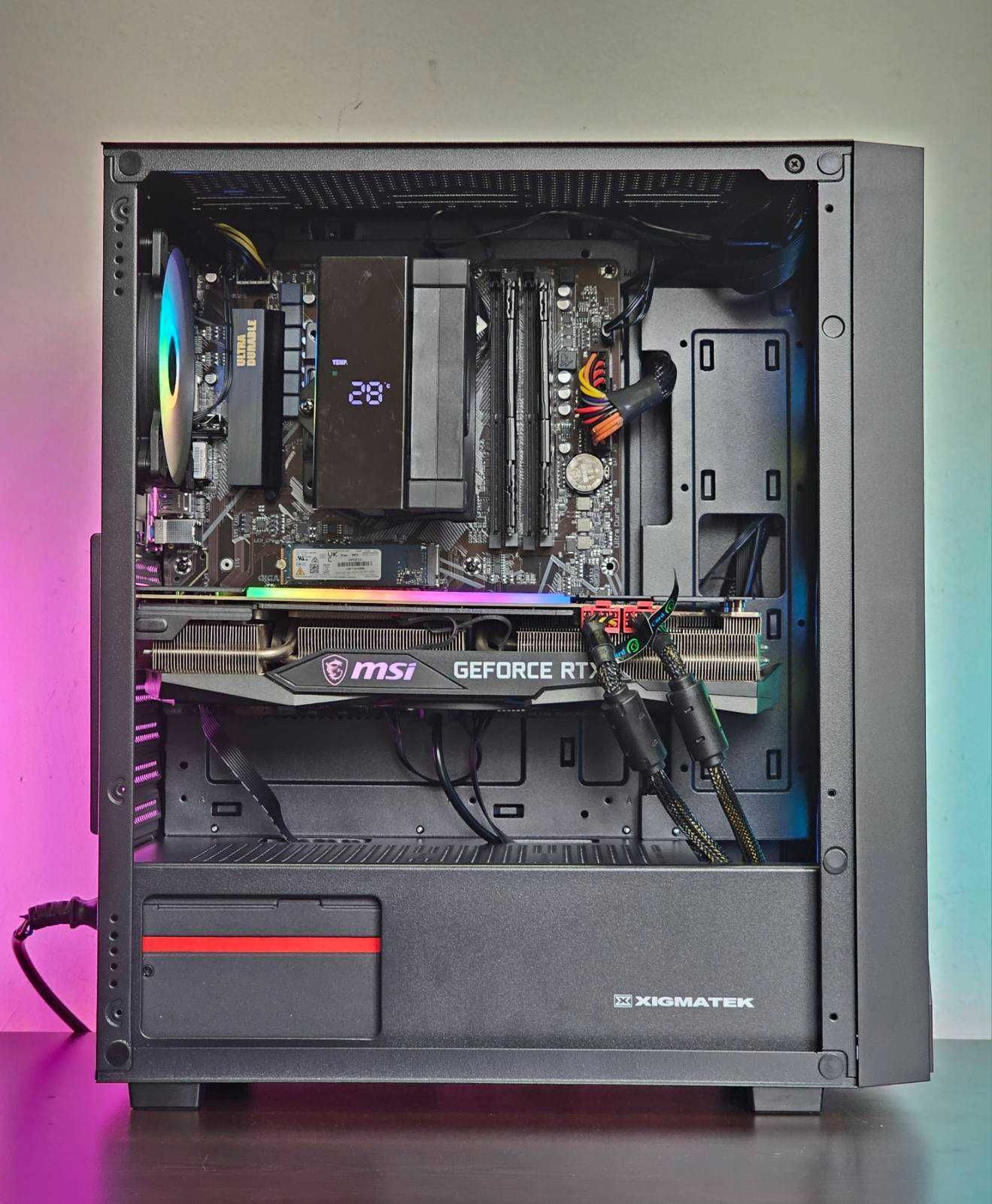 RTX 5070 12GB/Ryzen 7-7700/RAM 32GB/SSD 1TB/Чисто Нов+Гаранция!