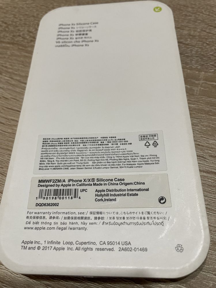 Husa iPhone X/XS orig. Apple