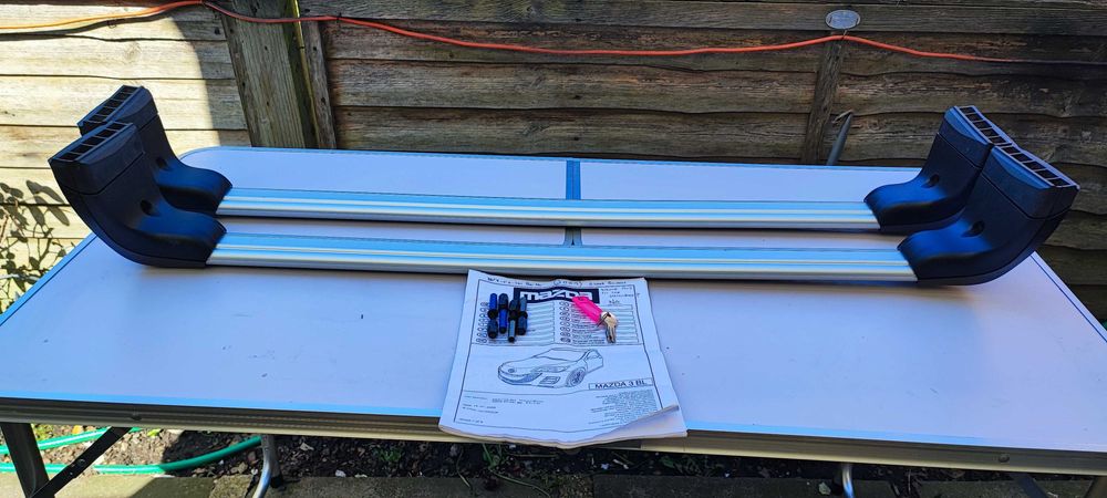 Оригинални греди, багажник за Мазда 3 МК2 (2009-2013г).