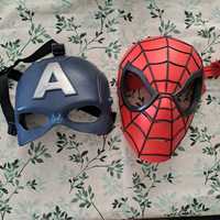 Spiderman mască și capitan america