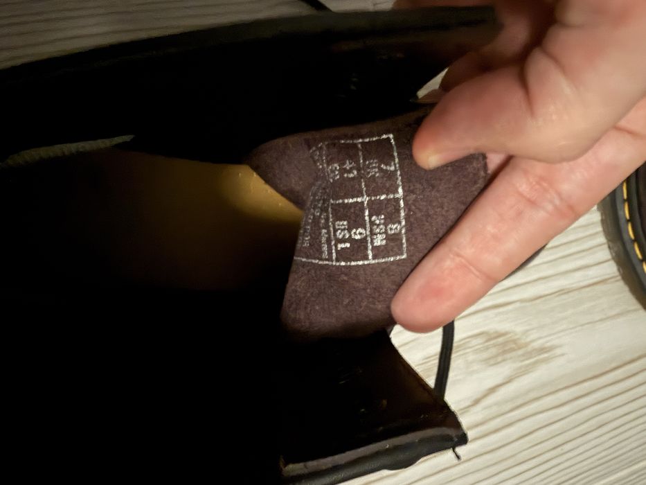 Dr Martens 41 Mens Bocanci Ghete piele burgundy visinii