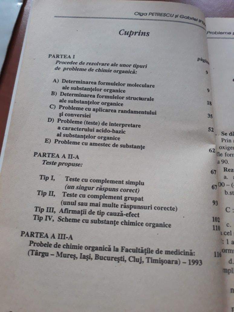 teste grila chimie organica 1994