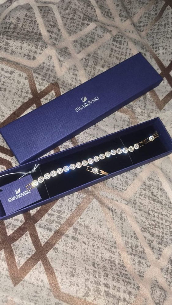 Set Swarovski lanț si brățară